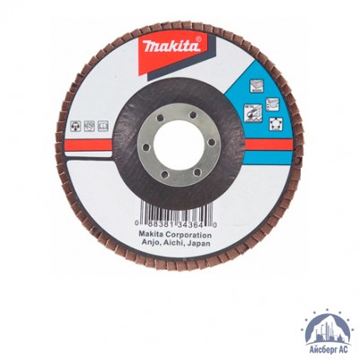 Круг лепестковый КЛТ 125х22 мм, P40, Makita, D-27280 купить в Павлодаре