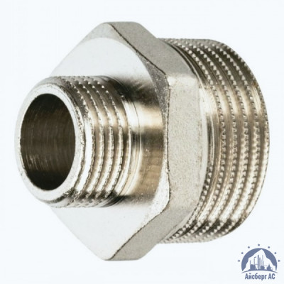 Ниппель переходной нержавеющий DN 15х8 1/2"-1/4" 21,3х13,5 мм AISI 316 двойной НР-НР купить в Павлодаре