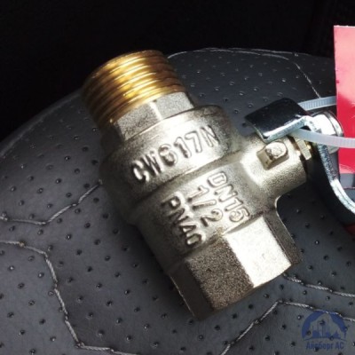 Кран шаровый нержавеющий муфтовый трёхходовой L образный DN 20 26,9 мм 3/4" AISI 316 купить в Павлодаре