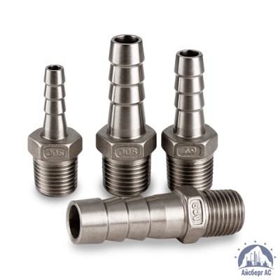 Штуцер шланговый нержавеющий «ёлочка» DN 50 2" 60,3х50 мм AISI 316 НР купить в Павлодаре