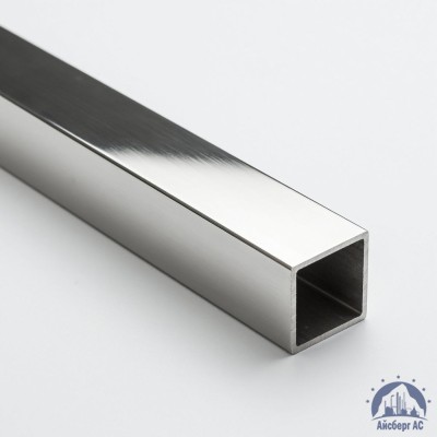 Труба нержавеющая квадратная 50х50х2 мм зеркальная AISI 304 DIN 2395 купить в Павлодаре