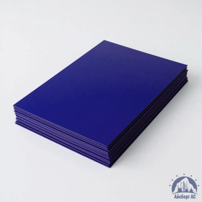 Лист с полимерным покрытием 2х1250х2500 мм RAL 5002 купить в Павлодаре