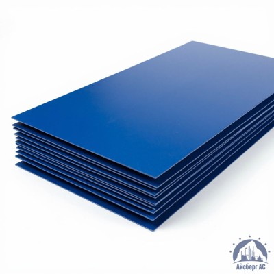 Лист с полимерным покрытием 2х1250х2500 мм RAL 5005 купить в Павлодаре