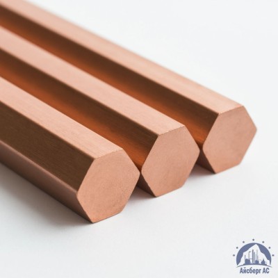 Шестигранник медный 100 мм М2 ГОСТ 1535-2016 купить в Павлодаре