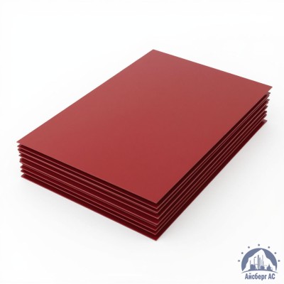 Лист с полимерным покрытием 0,35х1250х2500 мм RAL 3011 купить в Павлодаре