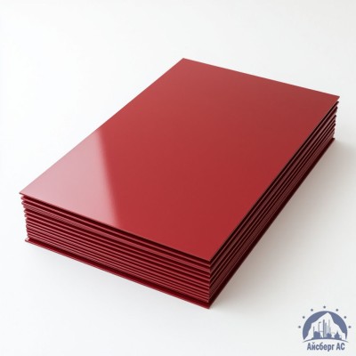 Лист с полимерным покрытием 0,3х1250х2500 мм RAL 3011 купить в Павлодаре