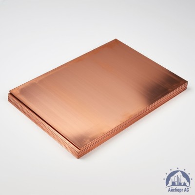 Плита медная 97х600х1500 мм ГПРХХ М2 ГОСТ 1173-2006 купить в Павлодаре