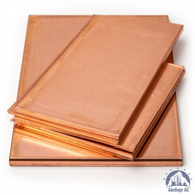 Плита медная 97х600х1500 мм ГПРХХ М1ф ГОСТ 1173-2006 купить в Павлодаре