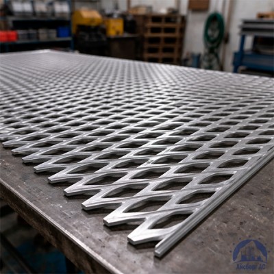 Алюминиевая декоративная просечно-вытяжная сетка 10х46.20х8 мм купить в Павлодаре