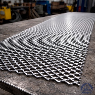 Алюминиевая декоративная просечно-вытяжная сетка 6.50х25х5 мм купить в Павлодаре